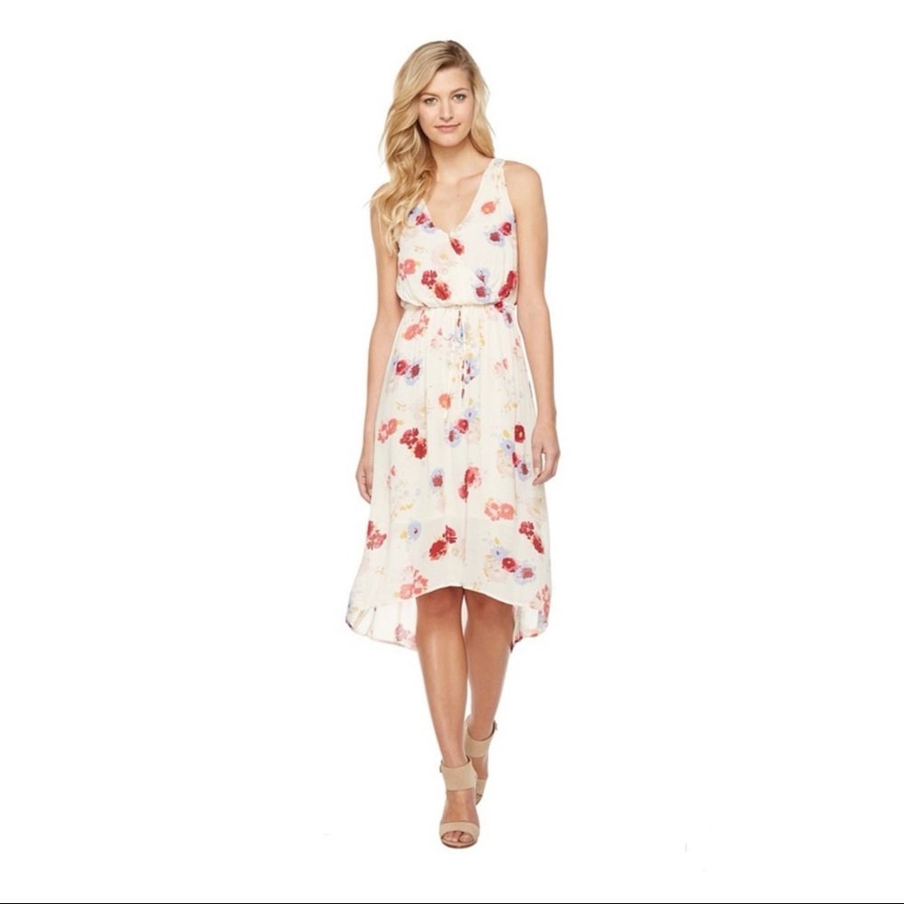 Lucky Brand Floral High Low Dress
